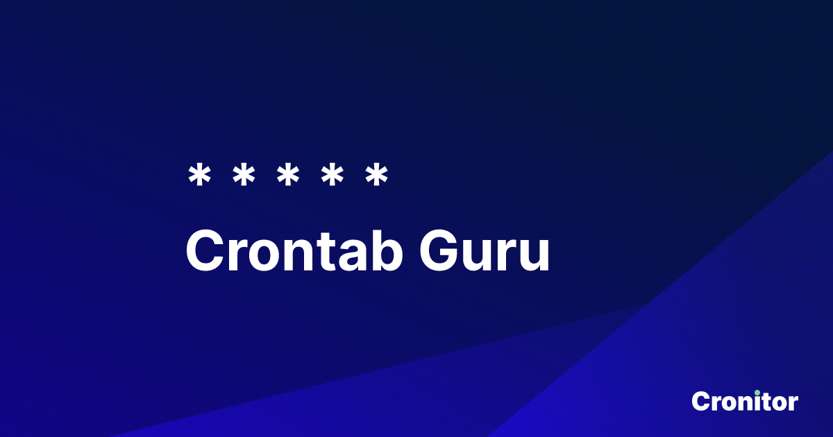 crontab.guru